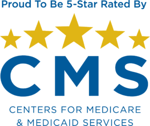 Proud to be 5-star rated by CMS